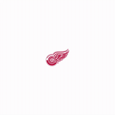 A Hockey Player Wearing A Red Jersey With The Number 33 On It GIF