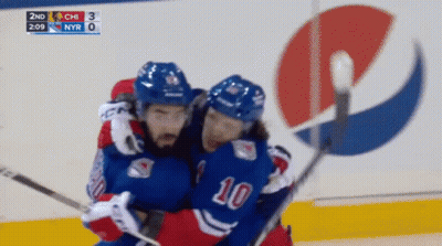 A Hockey Player With The Number 10 On Their Jersey GIF