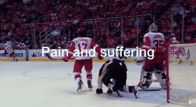 A Hockey Player With The Number 17 On His Jersey GIF