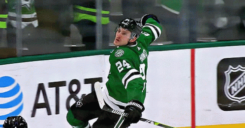 A Hockey Player With The Number 24 On His Shirt GIF