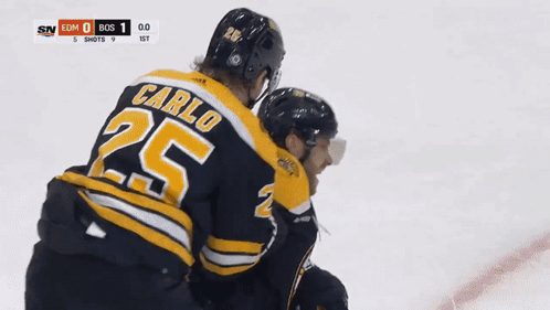 A Hockey Player With The Number 25 On His Back GIF