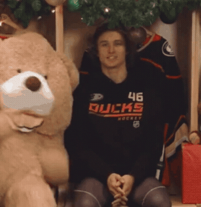 A Hockey Player With The Number 46 On His Shirt GIF
