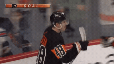 A Hockey Player With The Number 48 On His Back GIF