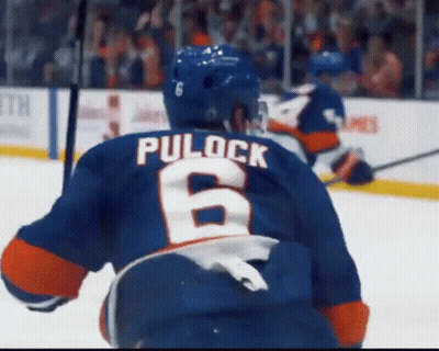A Hockey Player With The Number 6 On His Jersey GIF