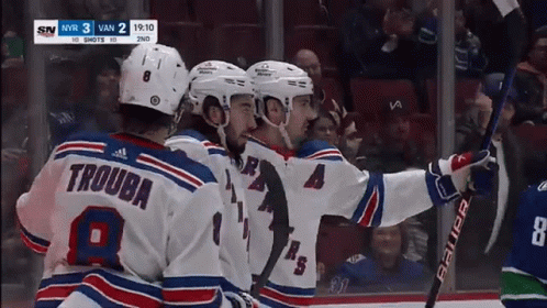 A Hockey Player With The Number 8 On His Jersey GIF
