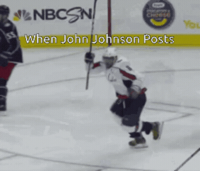 A Hockey Player With The Number 8 On His Shirt GIF