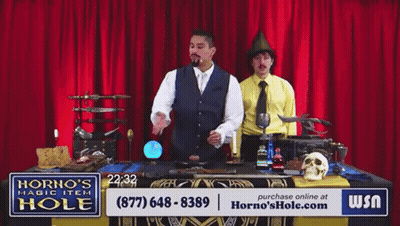 A Horno 'S Magic Item Hole Ad For Wand Of Screaming GIF