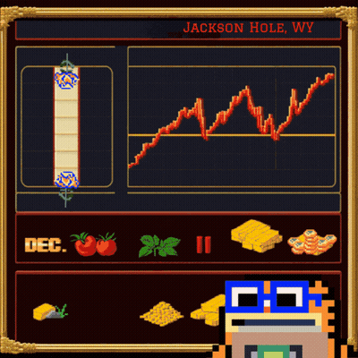 A Jackson Hole Wy Graph Is Shown In A Pixel Art GIF