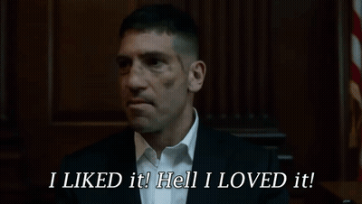 A Judge Sitting In A Courtroom With The Words I Liked It Hell I Loved It GIF