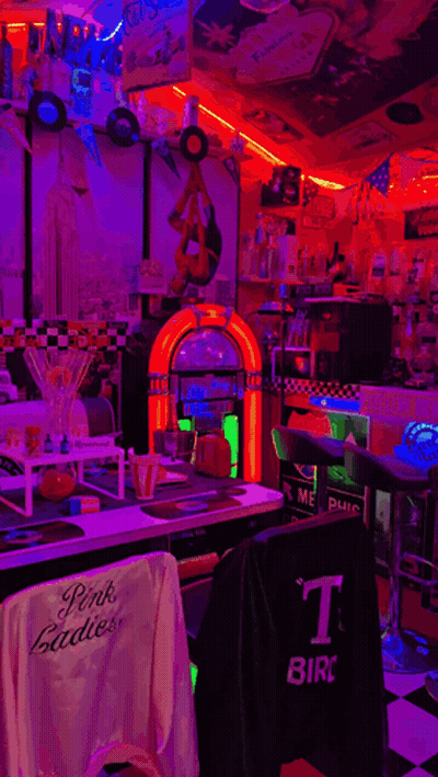 A Jukebox With The Words Pump Up The Jukebox At The Top GIF