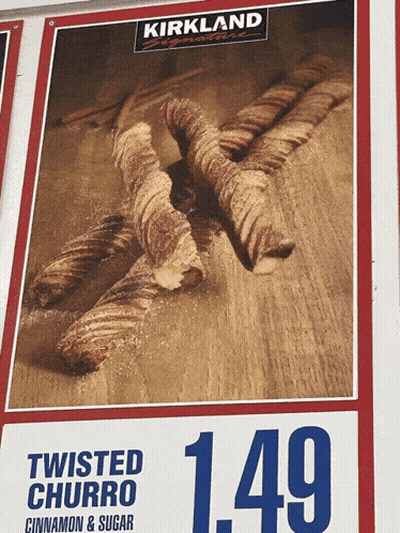 A Kirkland Twisted Churro Is 1.49 GIF