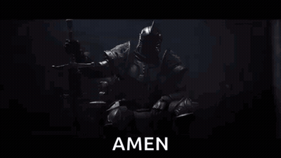 A Knight Is Sitting On A Throne Holding A Sword In Front Of A Group Of Soldiers . GIF