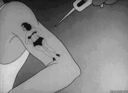 A Lady Tattoo GIF