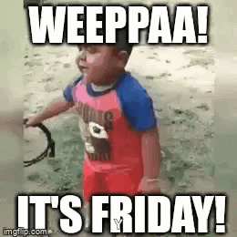 A Little Boy Is Standing On A Beach With A Rope Around His Neck . GIF