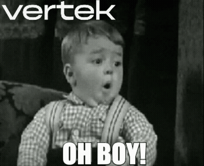 A Little Boy With A Surprised Look On His Face And The Words Oh Boy GIF
