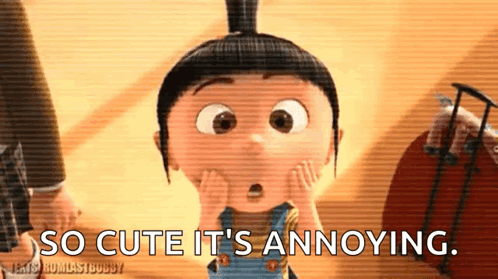 A Little Girl From Despicable Me Says So Cute It 'S Annoying . GIF