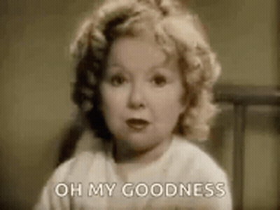 A Little Girl Is Saying `` Oh My Goodness '' . GIF