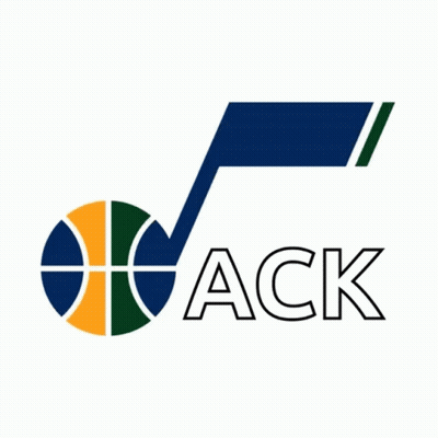 A Logo For A Basketball Team Called The Ack GIF
