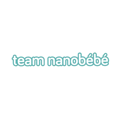 A Logo For A Company Called Team Nanobebe On A White Background Sticker