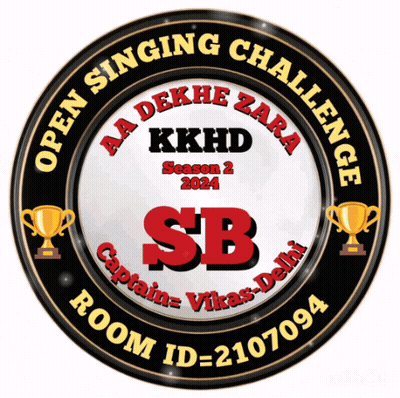 A Logo For A Singing Challenge Called Aa Dekhe Zara Kkhd Season 2 2024 GIF