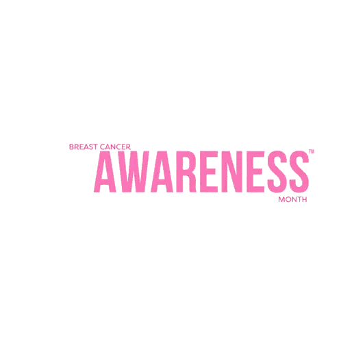 A Logo For Breast Cancer Awareness Month Sticker