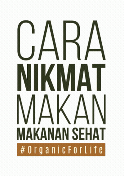 A Logo For Cara Nikmat Makan Makanan Sehat GIF