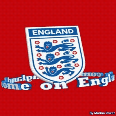 A Logo For England With Three Lions And The Words England On The Bottom GIF