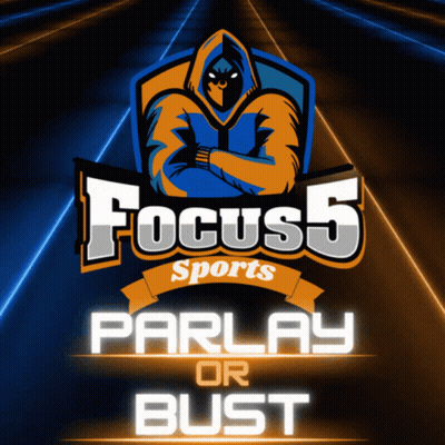 A Logo For Focus 5 Sports With A Man In A Hood GIF