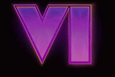 A Logo For Grand Theft Auto Vi Is Displayed GIF