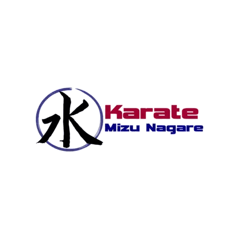 A Logo For Karate Mizu Nagare With A Circle GIF