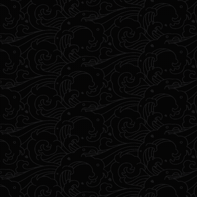 A Logo For Kitsune Juice With Two Foxes On It GIF