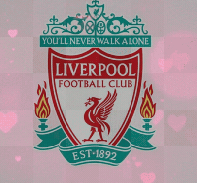 A Logo For Liverpool Football Club That Says You 'Ll Never Walk Alone On It GIF