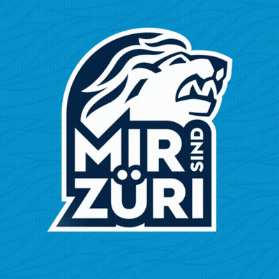 A Logo For Mir Zuri With A Lion On It GIF