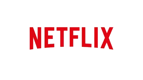 A Logo For Netflix Is Shown On A White Background Sticker