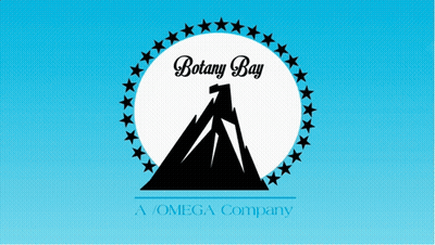 A Logo For Omega Company With A Mountain In The Center GIF