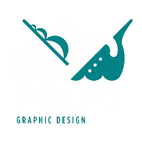 A Logo For Polpo Graphic Design Studio With An Octopus And Ship Sticker