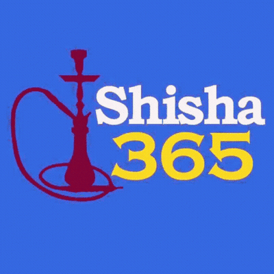 A Logo For Shisha 365 With A Hookah GIF