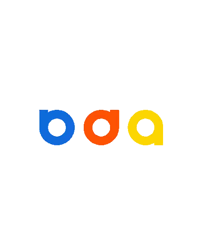 A Logo For The Bakuldesign Academy Is Displayed In A Pixelated Style Sticker