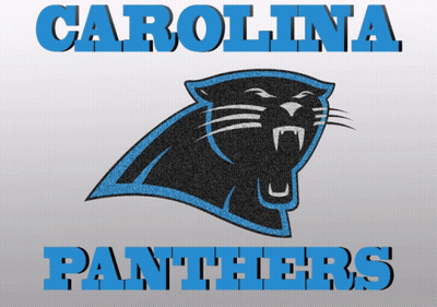 A Logo For The Carolina Panthers Is Displayed GIF