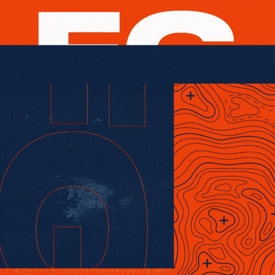A Logo For The Denver Broncos Football Club Is Shown GIF