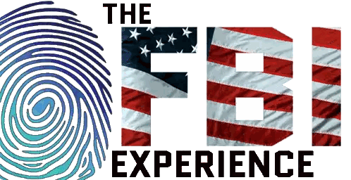 A Logo For The Fbi Experience With A Fingerprint Sticker
