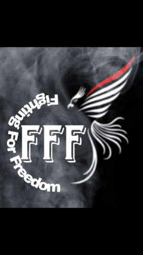 A Logo For The Fighting For Freedom Organization GIF