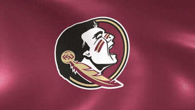 A Logo For The Florida State University Football Team GIF