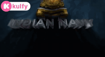 A Logo For The Indian Navy Is Displayed On A Dark Blue Background GIF