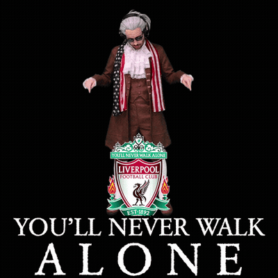 A Logo For The Liverpool Football Club Shows A Bird On A Shield GIF