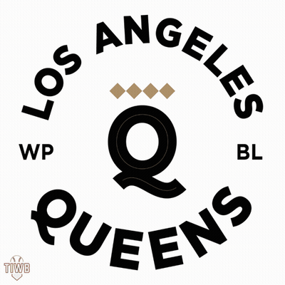 A Logo For The Los Angeles Queens With A Q In The Middle GIF