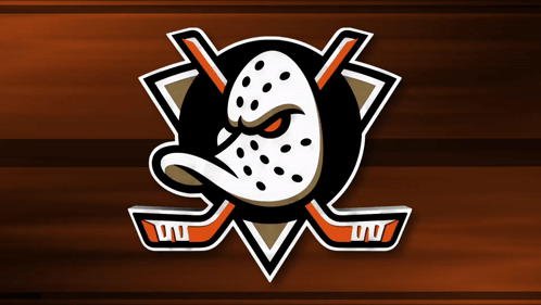 A Logo For The Mighty Ducks Is Shown GIF