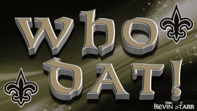 A Logo For The New Orleans Saints That Says Whoo Oat GIF