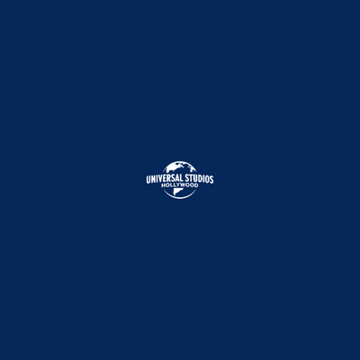 A Logo For Universal Fan Fest Nights Against A Dark Blue Background GIF