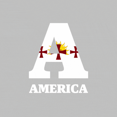 A Logo That Says America On It GIF